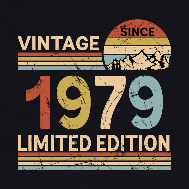 Vintage Since 1979 Limited Edition 44th Birthday Gift Vintage Men's by Schoenberger Willard
